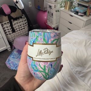 Lilly Pulitzer Pastel Floral Tumbler